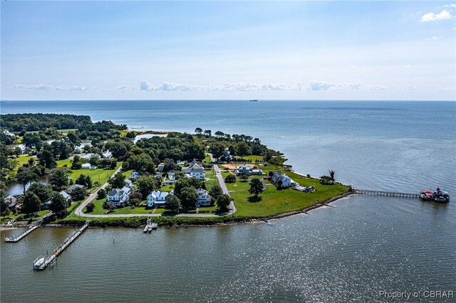 159 Fleeton Point Cir, Reedville, VA 22539 - drone / aerial view of a nearby body of water