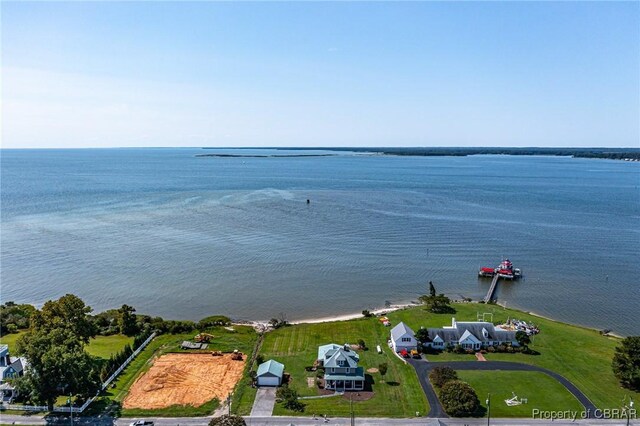 159 Fleeton Point Cir, Reedville, VA 22539 - drone / aerial view of a nearby body of water