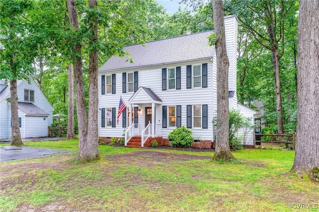 13710 Arrowood Ct, Midlothian, VA 23112 - colonial inspired home with a chimney and crawl space