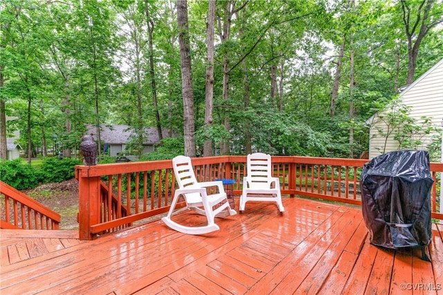 13710 Arrowood Ct, Midlothian, VA 23112 - view of wooden terrace