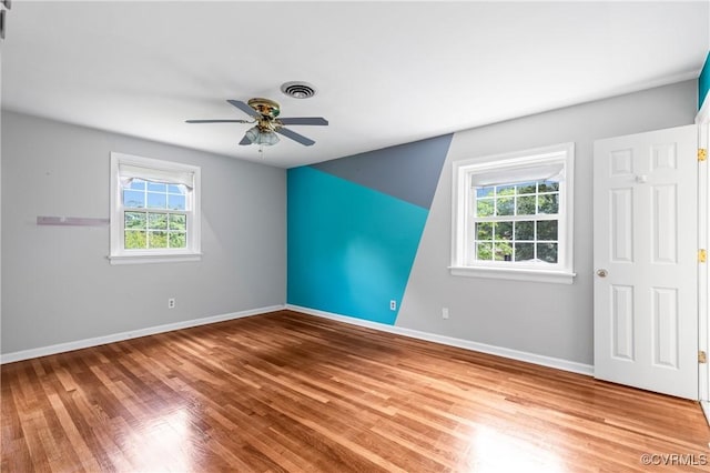 11911 Kilrenny Rd, Midlothian, VA 23113 - spare room featuring healthy amount of natural light, a ceiling fan, and baseboards