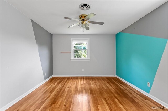 11911 Kilrenny Rd, Midlothian, VA 23113 - additional living space featuring wood finished floors, baseboards, and ceiling fan