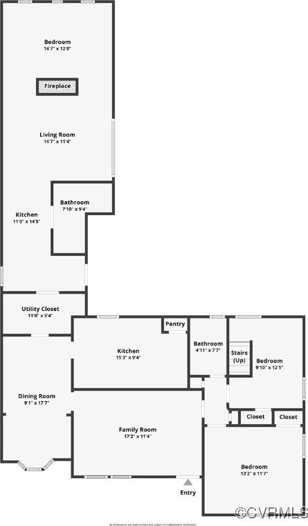 3513 Patrick Ave, Richmond, VA 23222 - home floor plan
