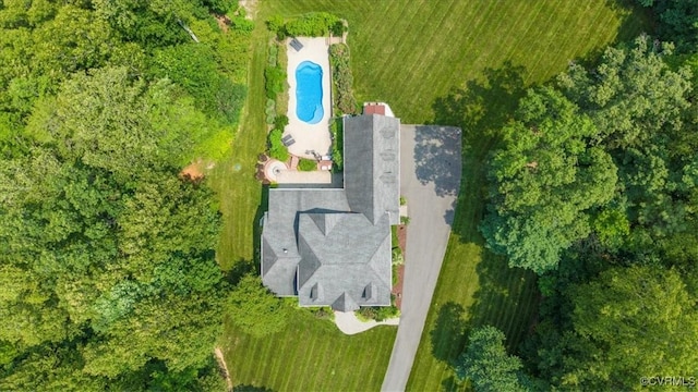 11470 Jack Ln, Hanover, VA 23146 - drone / aerial view of a pool area