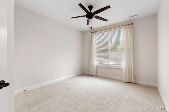 1702 Old Brick Rd Unit B, Glen Allen, VA 23060 - spare room with carpet and ceiling fan