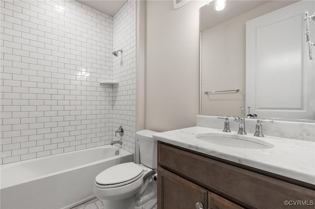 1702 Old Brick Rd Unit B, Glen Allen, VA 23060 - full bath featuring vanity and bathtub / shower combination