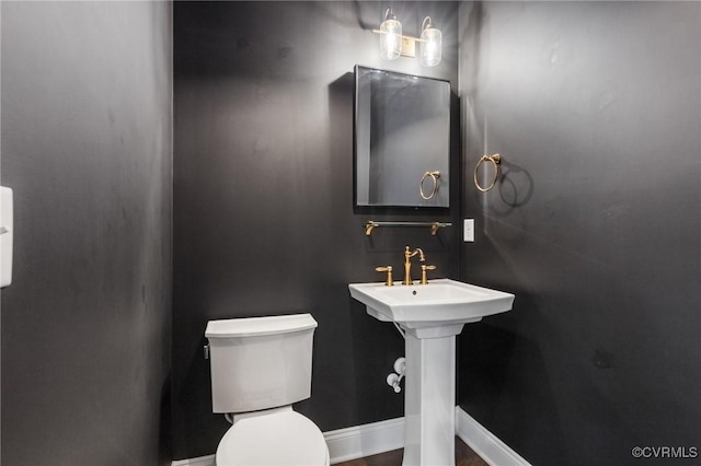 1702 Old Brick Rd Unit B, Glen Allen, VA 23060 - half bath with toilet and baseboards