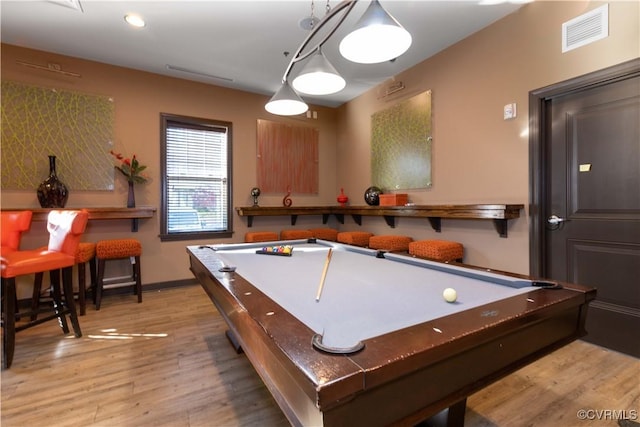 1702 Old Brick Rd Unit B, Glen Allen, VA 23060 - playroom with light wood-style floors and billiards table