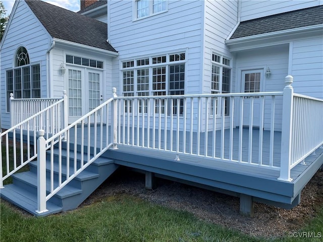 2401 Bell Tower Pl, Henrico, VA 23233 - view of wooden deck