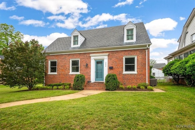 3204 Griffin Ave, Richmond, VA 23222 - cape cod home with entry steps, brick siding, and central AC