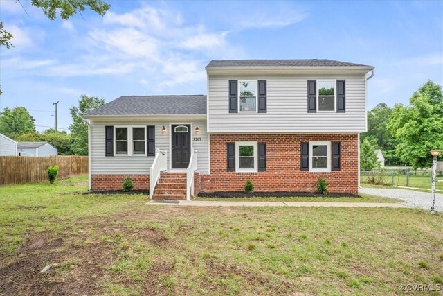 3207 Mark Rd, Richmond, VA 23234 - tri-level home featuring brick siding