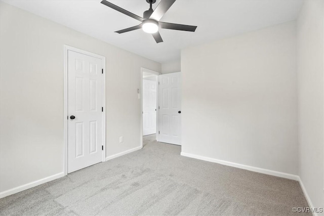 3207 Mark Rd, Richmond, VA 23234 - unfurnished bedroom with carpet flooring, baseboards, and ceiling fan
