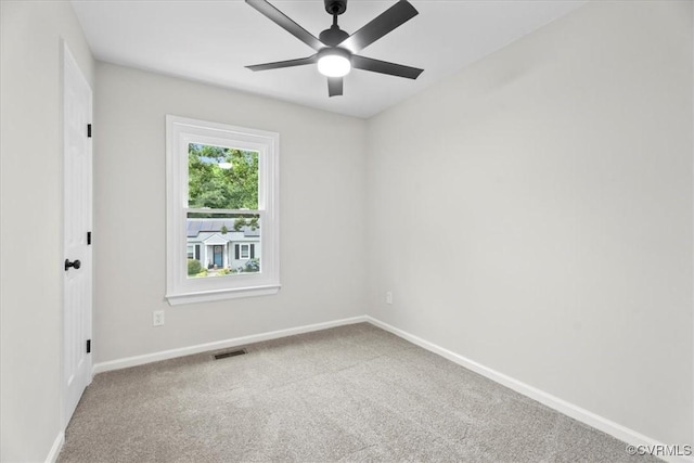 3207 Mark Rd, Richmond, VA 23234 - carpeted empty room with a ceiling fan and baseboards