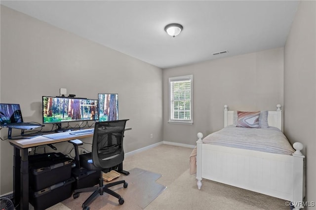 3724 Liberty Point Dr, Midlothian, VA 23112 - bedroom featuring carpet flooring, an office area, and baseboards