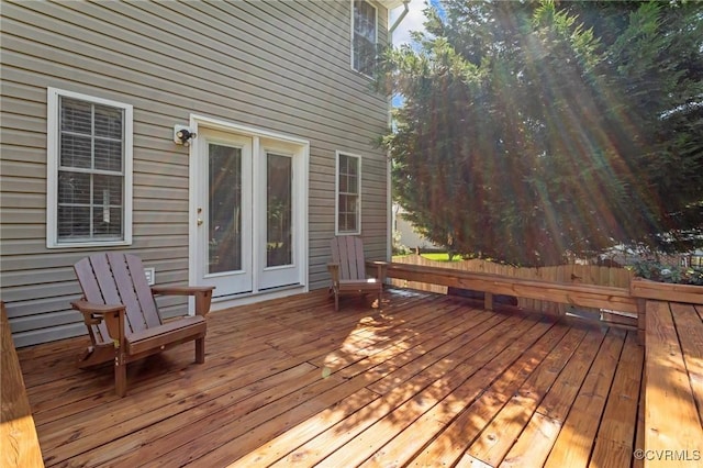 3724 Liberty Point Dr, Midlothian, VA 23112 - view of wooden deck
