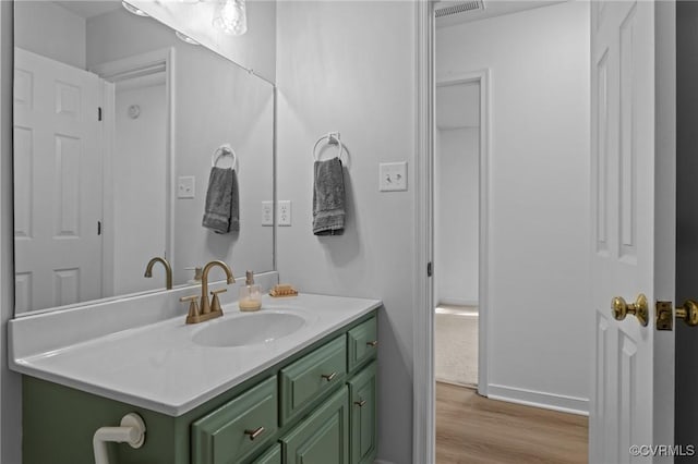 3724 Liberty Point Dr, Midlothian, VA 23112 - bathroom featuring wood finished floors and vanity