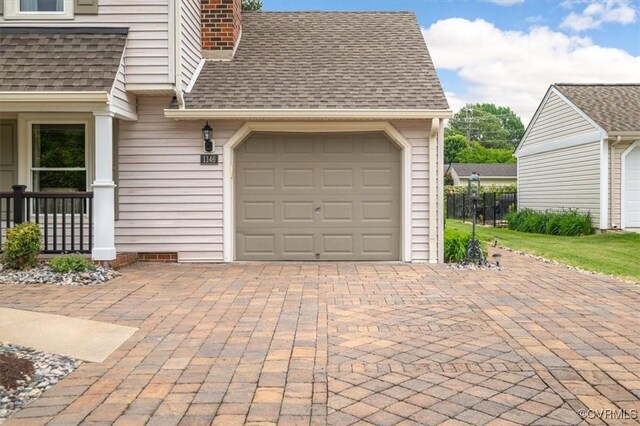 1146 Wicker Dr, Colonial Heights, VA 23834 - garage featuring driveway