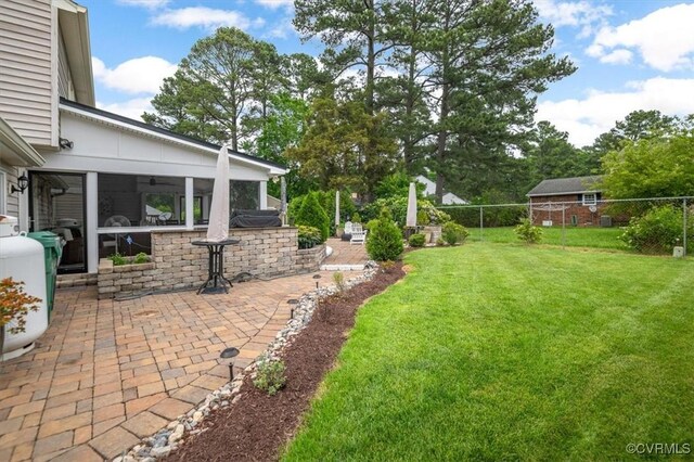1146 Wicker Dr, Colonial Heights, VA 23834 - view of yard featuring a patio