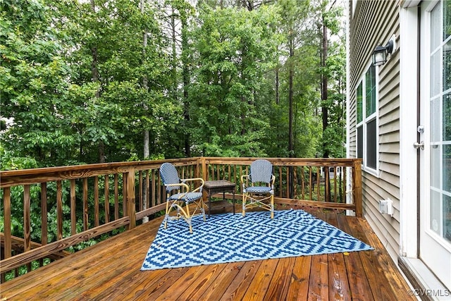 8412 Morocco Pl, Moseley, VA 23832 - view of wooden deck