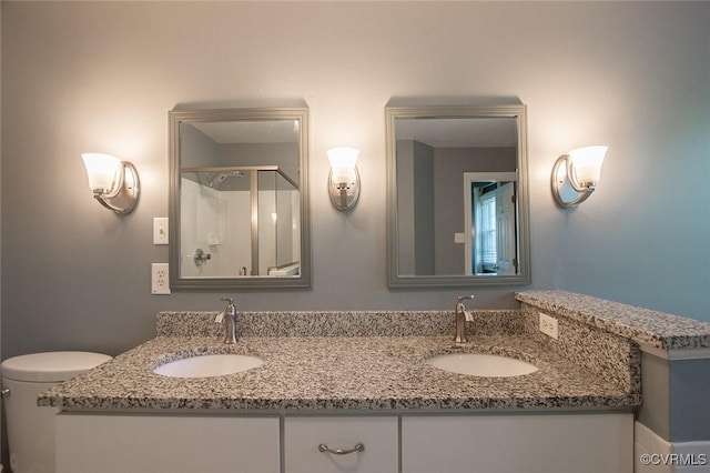 9604 Weston Ln, Henrico, VA 23238 - full bath featuring a stall shower and double vanity