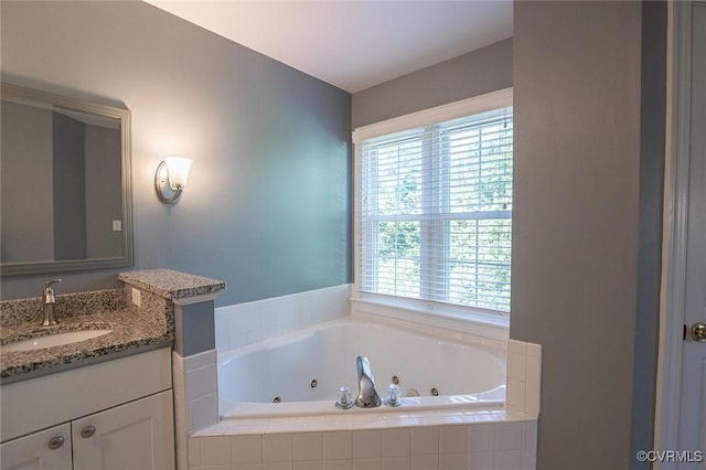 9604 Weston Ln, Henrico, VA 23238 - bathroom with a jetted tub and vanity