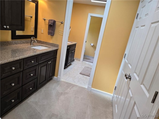 9701 Waterfowl Flyway, Chesterfield, VA 23838 - bathroom with vanity and baseboards