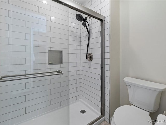 13610 Old Stage Rd, North Prince George, VA 23860 - full bathroom with a stall shower and toilet