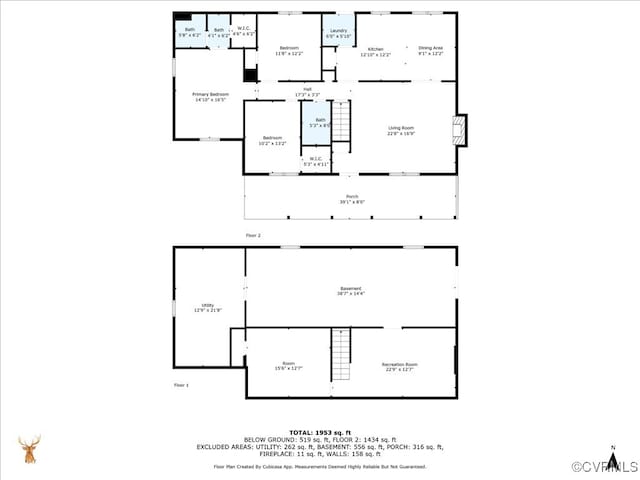13610 Old Stage Rd, North Prince George, VA 23860 - home floor plan