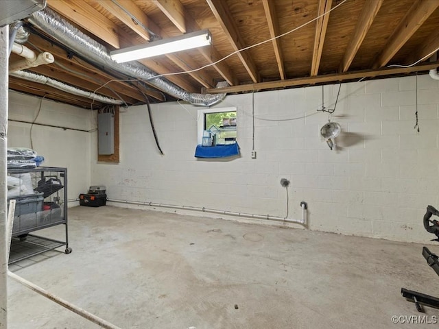 13610 Old Stage Rd, North Prince George, VA 23860 - basement featuring electric panel