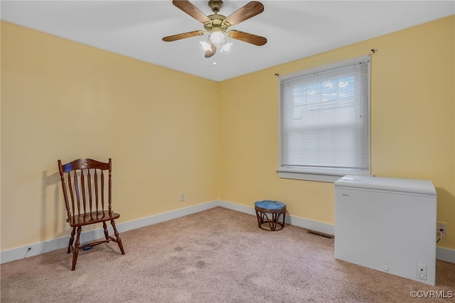 100 N Battery St, Henrico, VA 23075 - unfurnished room with carpet flooring, ceiling fan, and baseboards