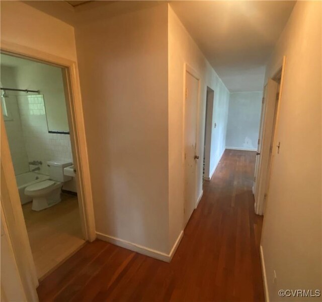 205 N Beech Ave, Henrico, VA 23075 - hall with wood finished floors and baseboards