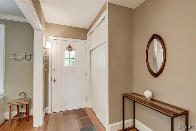 3429 Hanover Ave, Richmond, VA 23221 - entryway featuring wood finished floors and baseboards