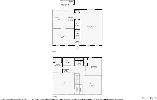 1117 Lees Crossing Ct, Glen Allen, VA 23059 - property floor plan