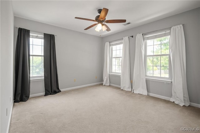1117 Lees Crossing Ct, Glen Allen, VA 23059 - carpeted empty room with baseboards and ceiling fan