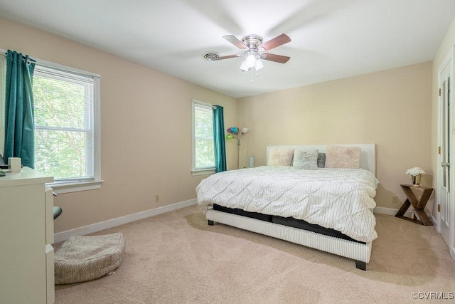12601 W Patrick Henry Rd, Ashland, VA 23005 - bedroom featuring multiple windows and carpet flooring