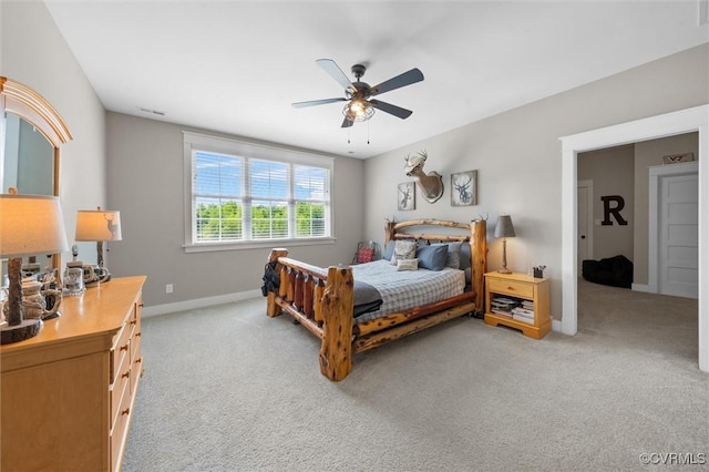 3397 Manor Oaks Dr, Powhatan, VA 23139 - bedroom featuring light carpet and ceiling fan