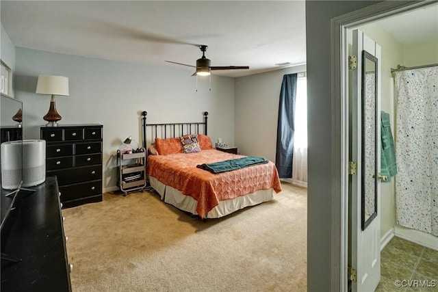 3107 Q St, Richmond, VA 23223 - bedroom featuring carpet and ceiling fan