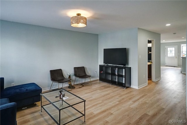 3107 Q St, Richmond, VA 23223 - living area with wood finished floors and recessed lighting