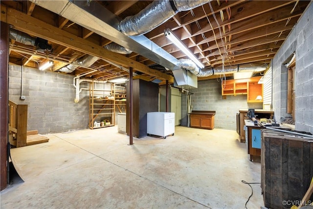 10 N River Ct, Cartersville, VA 23027 - view of unfinished below grade area