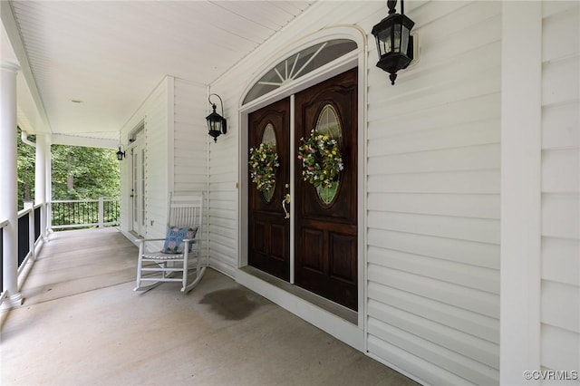 160 Walnut Ridge Dr, Stafford, VA 22556 - view of exterior entry featuring covered porch