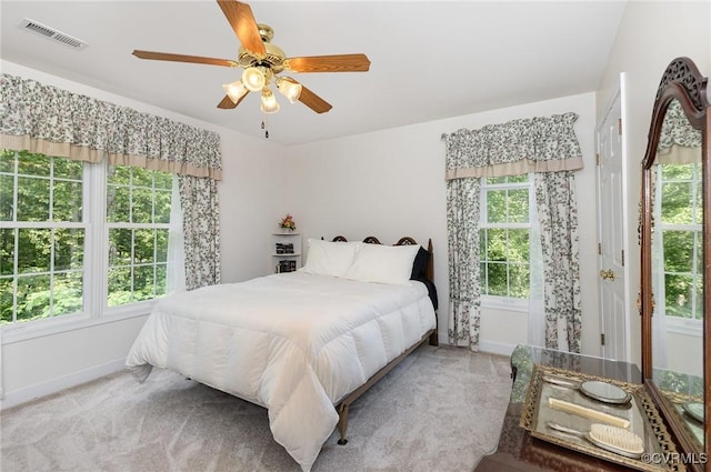 160 Walnut Ridge Dr, Stafford, VA 22556 - bedroom with baseboards, carpet floors, and ceiling fan