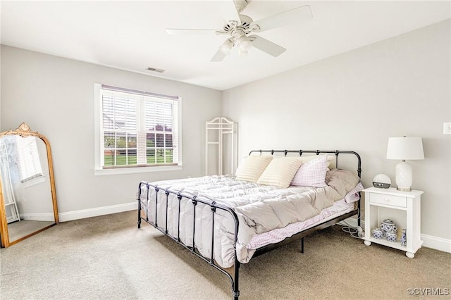 1905 Hope Meadow Way, Powhatan, VA 23139 - bedroom featuring carpet, baseboards, and a ceiling fan