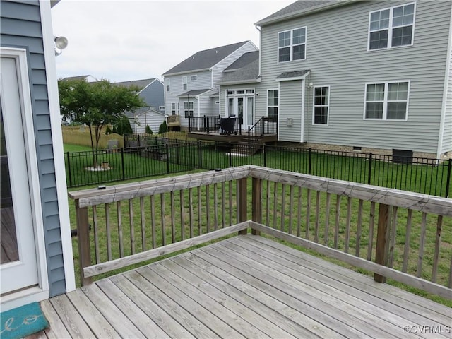 7617 Royal Crown Ct, Mechanicsville, VA 23116 - wooden deck with a residential view