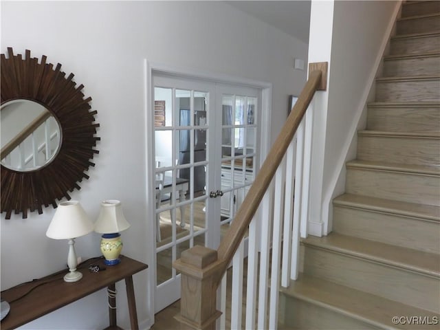 7617 Royal Crown Ct, Mechanicsville, VA 23116 - stairs with french doors