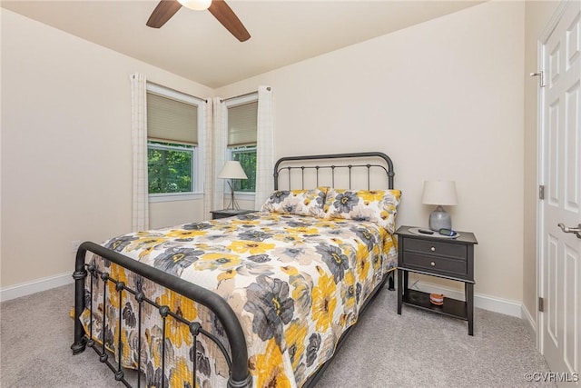17231 Ivory Bill Ln, Chesterfield, VA 23838 - carpeted bedroom with baseboards and a ceiling fan
