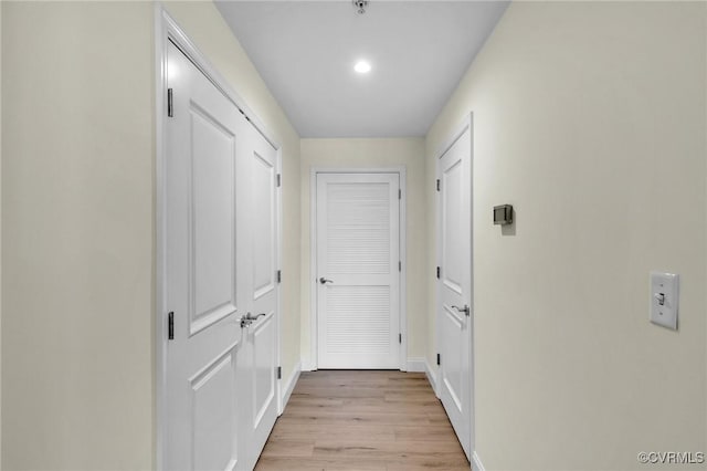 4250 Granby St Unit 105, Norfolk, VA 23504 - hall with light wood-style floors, baseboards, and recessed lighting