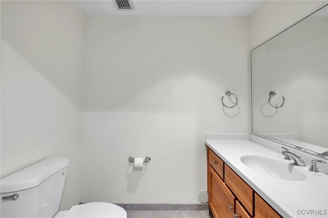 4250 Granby St Unit 105, Norfolk, VA 23504 - bathroom with toilet, vanity, and tile patterned floors