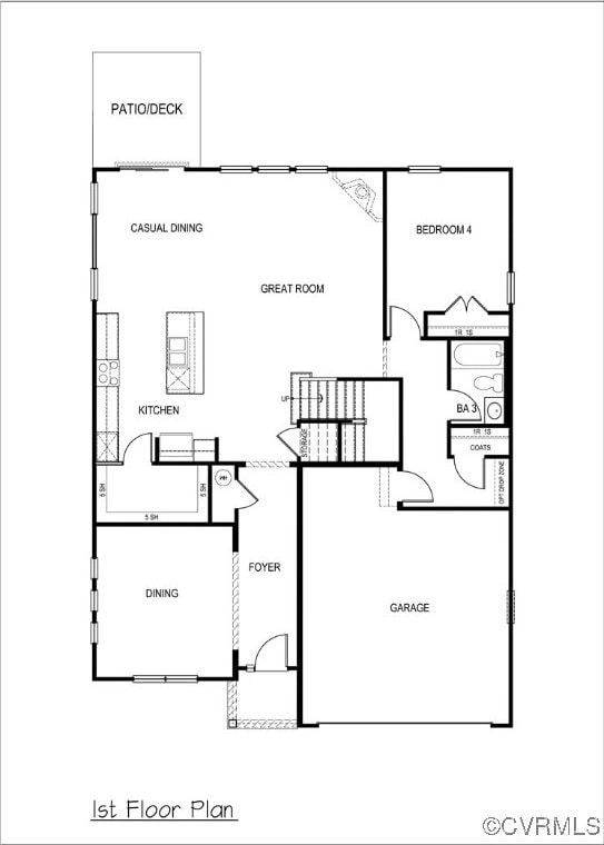 16831 Barmer Rd, Chesterfield, VA 23838 - floor plan / room layout
