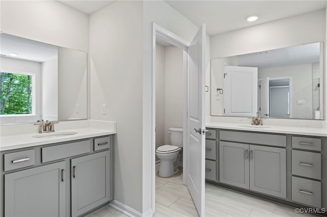 16831 Barmer Rd, Chesterfield, VA 23838 - full bath featuring two vanities and toilet