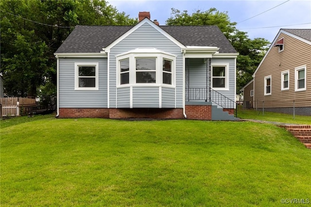 2214 Parkside Ave, Henrico, VA 23228 - rear view of house featuring a chimney and a shingled roof